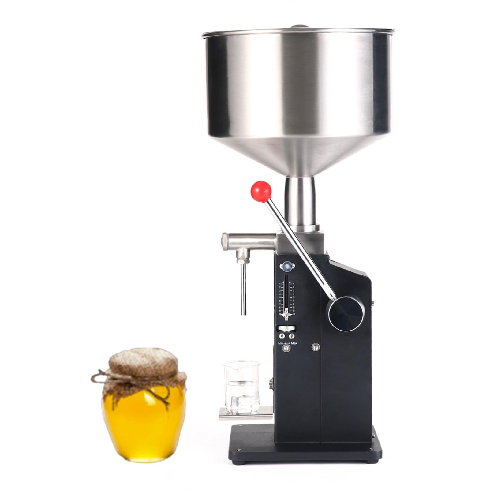 Manual Paste Liquid Filling Machine, Adjustable 5-60ml Bottle Filler