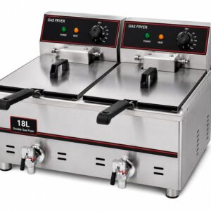 18L Double Gas Fryer Machine