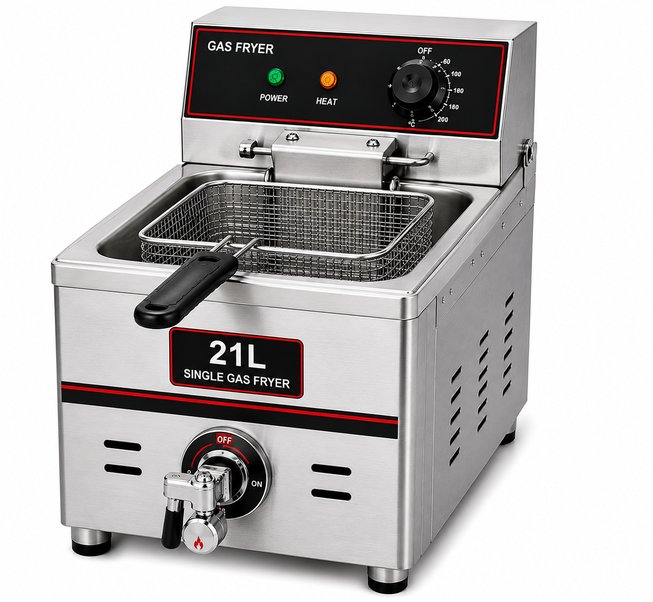 21L Single Gas Fryer Machine