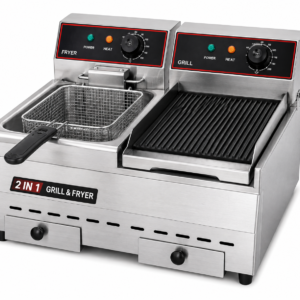 2 in 1 Grill and Fryer Machine