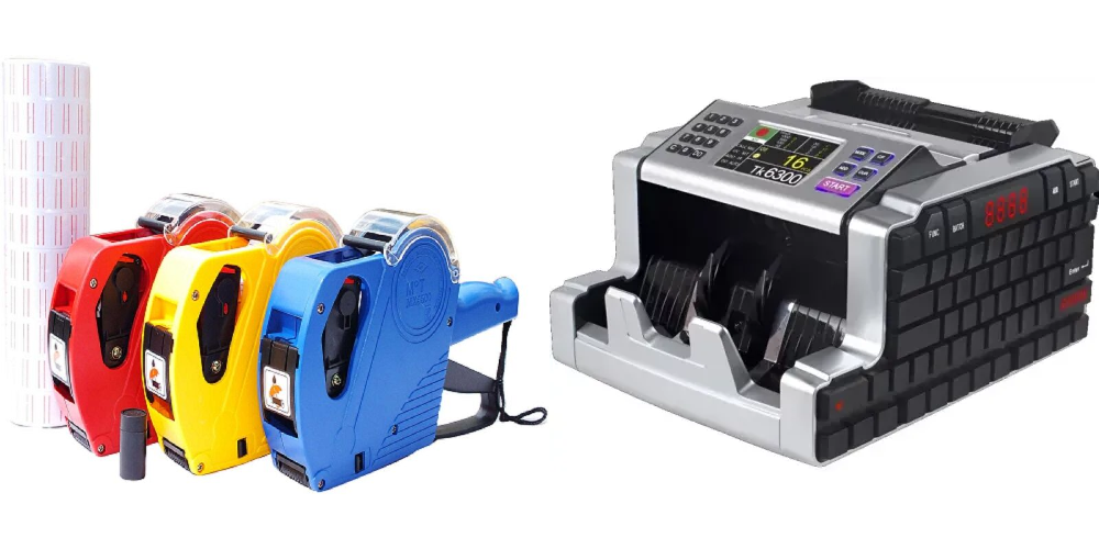 Money Counting Machine & (Price Tag Machine)