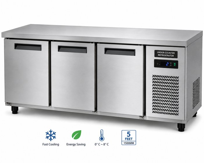5 Feet Under-Counter Commercial Refrigerator